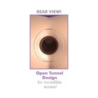 Anal Fantasy Elite Collection Glass Tunnel Plug for Premium Pleasure