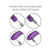 Rechargeable Remote Control Bullet Vibrator for Her