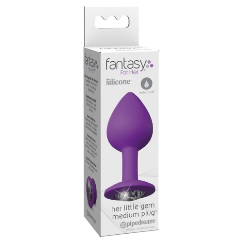 Pipedream Fantasy For Her Little Gem Medium Plug Purple