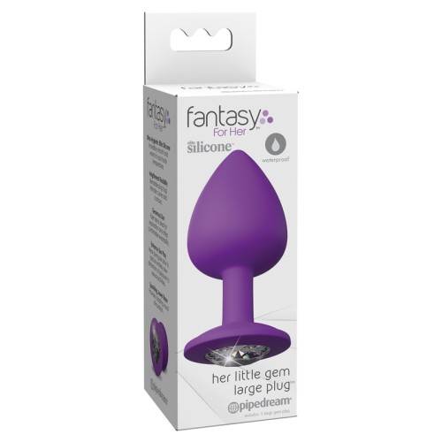 Pipedream Fantasy For Her Large Purple Silicone Plug