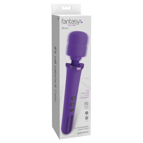 Pipedream Fantasy For Her Power Wand - Rechargeable Pleasure