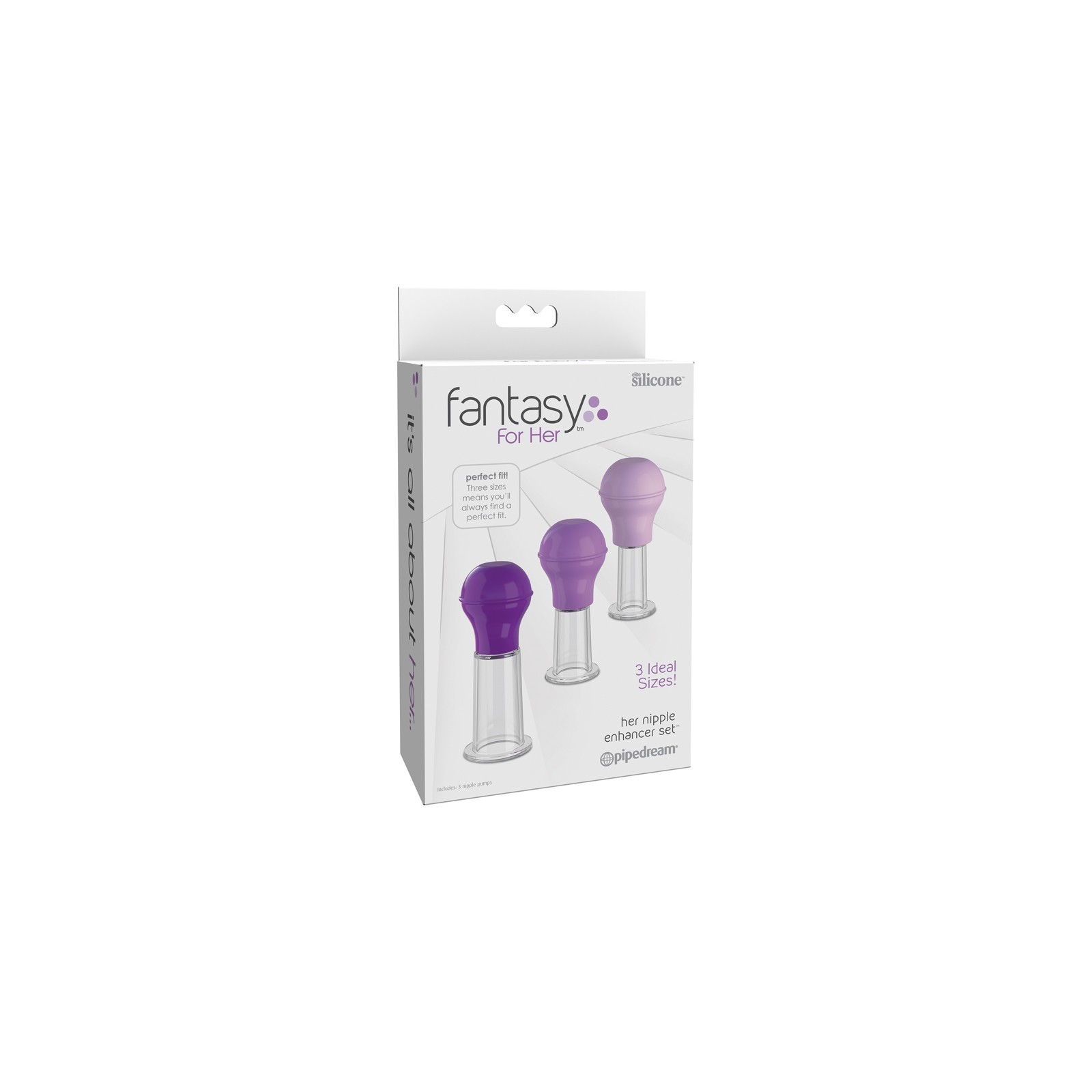 Pipedream Fantasy Nipple Enhancer Set Purple