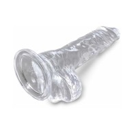 Pipedream King Cock Clear 4 in. Realistic Dildo