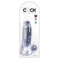 Pipedream King Cock Clear 7 in. Cock with Balls