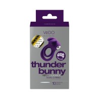 VeDo Thunder Bunny Anillo Doble Recargable Púrpura