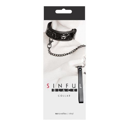 Collar Ajustable de Vinilo Sinful