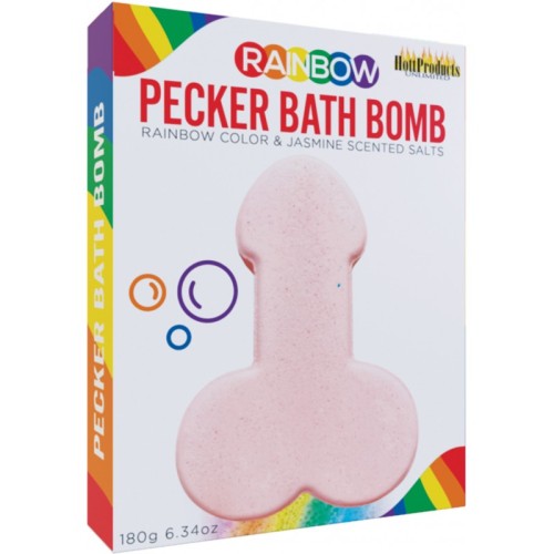 Rainbow Pecker Bath Bomb for Fun Baths