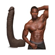 Signature Cocks Jax Slayher Cock 10 Inch ULTRASKYN with Suction Cup Chocolate