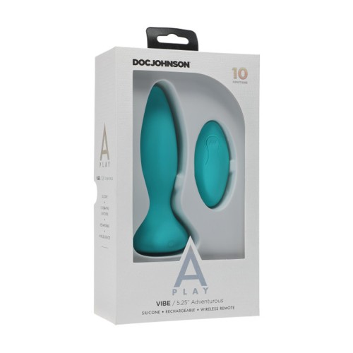 Plug Anal de Silicona Recargable A-Play Vibe