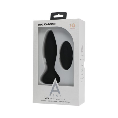 Plug Anal Silicona Recargable A-Play Vibe con Control Remoto