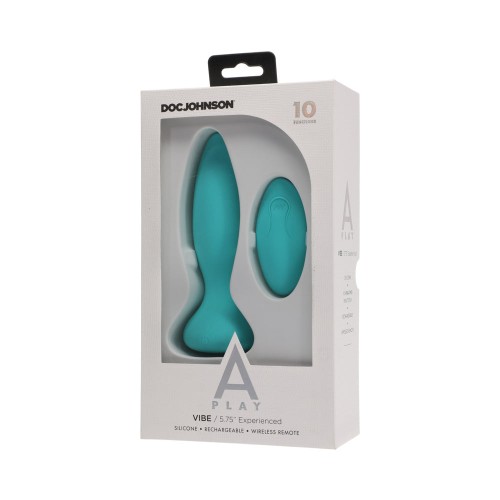 Plug Anal Recargable A-Play Vibe con Control Remoto