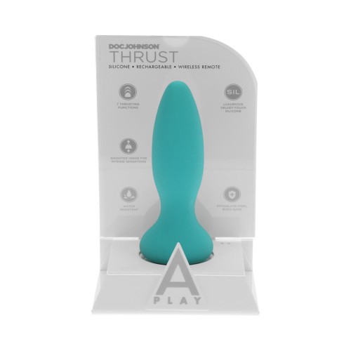 A-Play Thrust Rechargeable Silicone Anal Plug with Remote