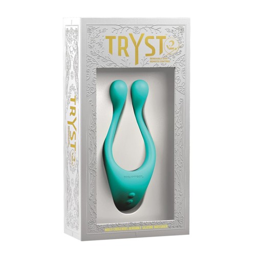 TRYST V2 Masajeador Multi Zona Erógena Flexible con Control Remoto Mint