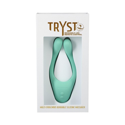 TRYST V2 Masajeador Multi Zona Erógena Flexible con Control Remoto Mint