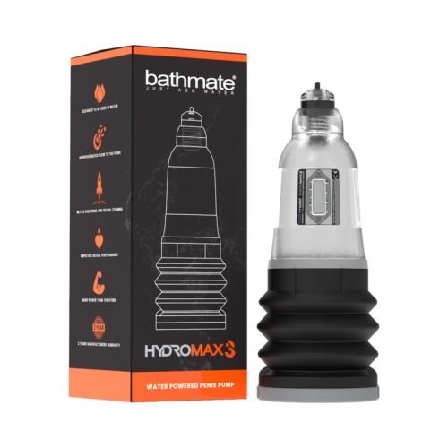 Bomba de Pene Bathmate Hydromax 3 para Aumento de Tamaño