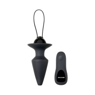 Evolved Plug & Play Plug Anal Silicona Vibrante Negro Control Remoto Recargable