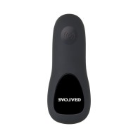 Evolved Plug & Play Plug Anal Silicona Vibrante Negro Control Remoto Recargable