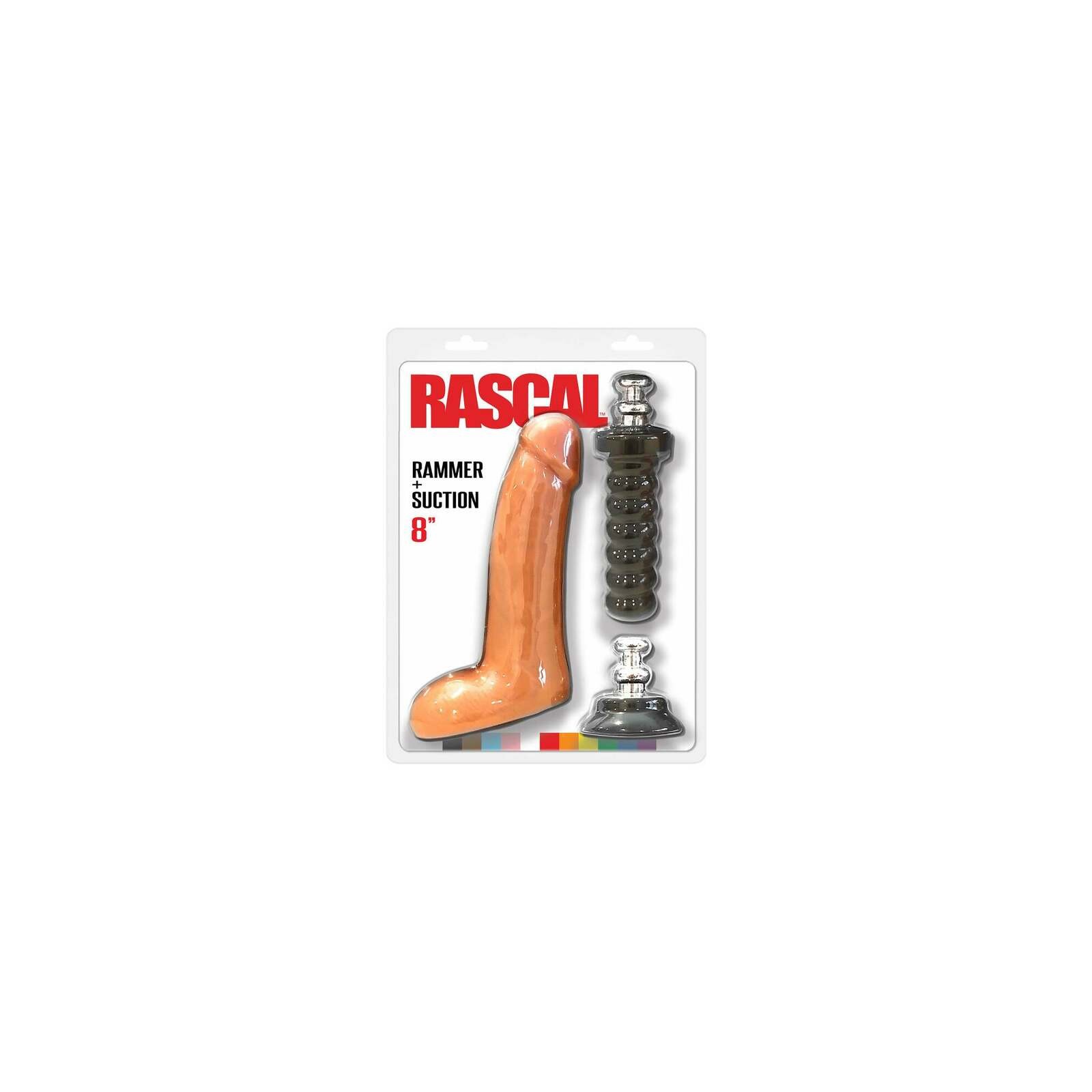 Dildo de Succión Rascal Rammer de 8 Pulgadas