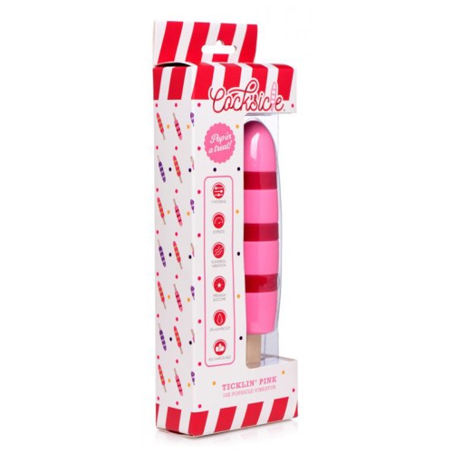 Ticklin' Pink Vibrador Cocksicle 10X