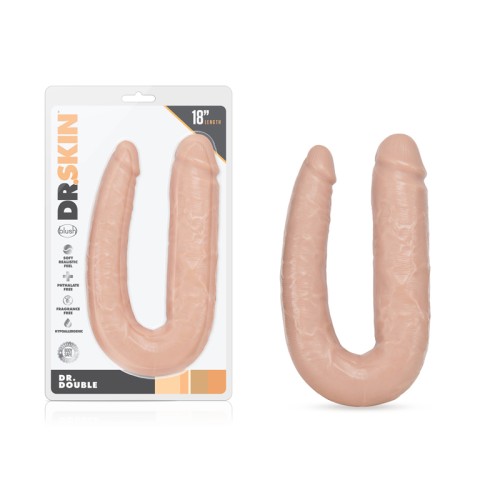 Dr. Skin Double Realistic 18 in. Dual-Ended Dildo