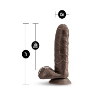 Loverboy Pierre Realistic Dildo with Balls Brown