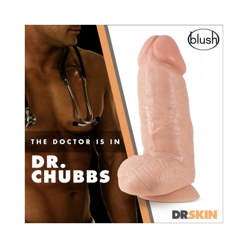 Dildo Realista Dr. Skin Dr. Chubbs de 10 pulgadas Placer