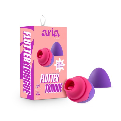 Aria Flutter Tongue Rechargeable Flicking Vibrator for Intimate Pleasures