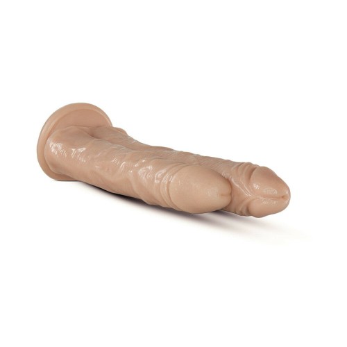 Dr. Skin Doble Dildo Relleno Doble de 10.5 in. Beige