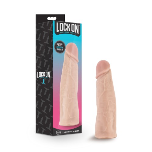 Dildo Realista de 7 in. Lock On para Placer Versátil