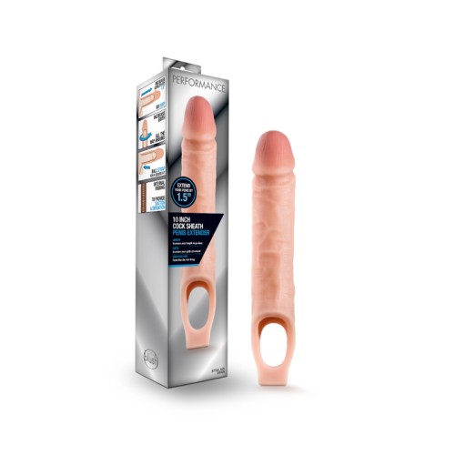 Extensor de Pene Performance de 10 Pulgadas para Placer Ideal