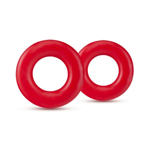 Anillos Stay Hard Donut Cockrings Rojos 2-Pack