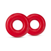 Stay Hard Oversized Cockring 2-Pack Red