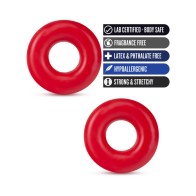 Stay Hard Oversized Cockring 2-Pack Red