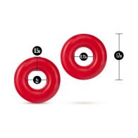 Pack de 2 Cockrings Oversized Stay Hard Rojos