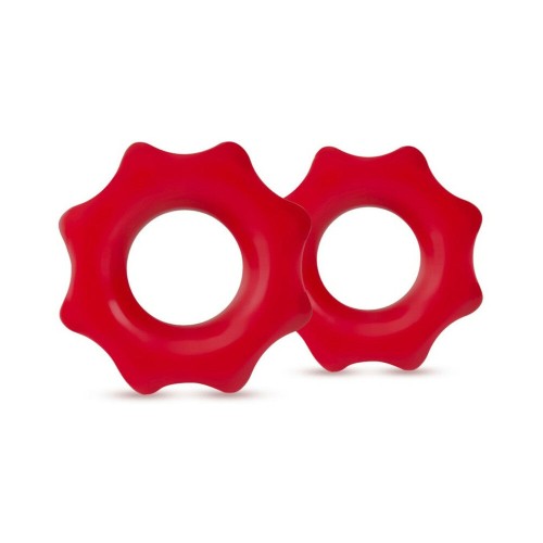 Anillo para el Pene Stay Hard Nutz 2-Pack Rojo