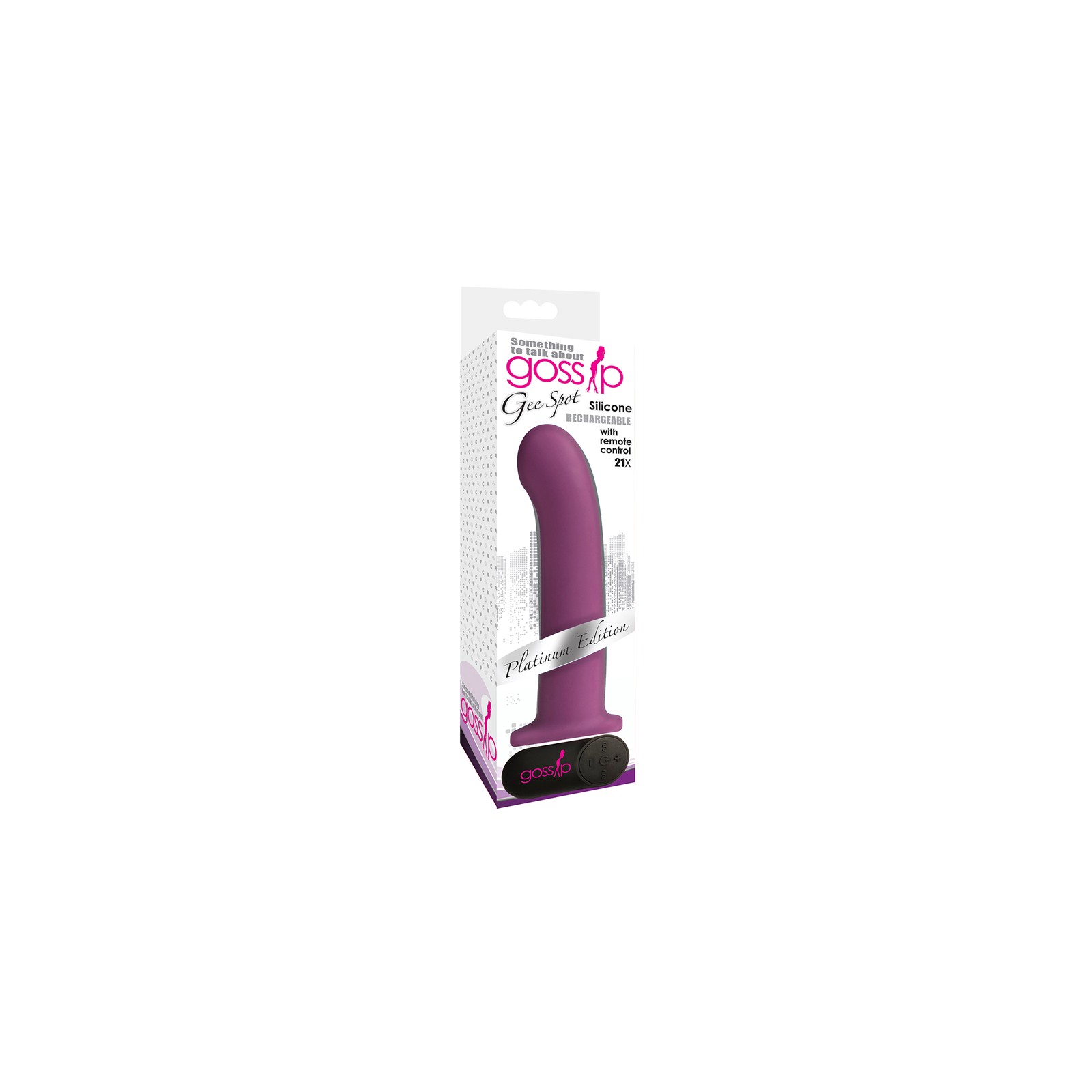 Dildo G-Spot Recargable con Control Remoto Gossip Gee