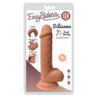 Dildo de Densidad Dúal Easy Riders Curve Toys para Placer Supremo