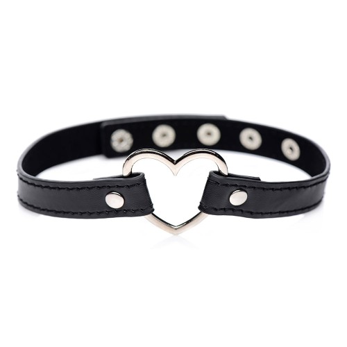 Dark Heart Chrome Heart Choker