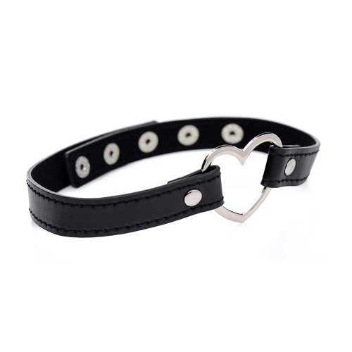 Dark Heart Chrome Heart Choker