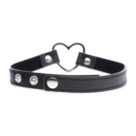 Dark Heart Chrome Heart Choker