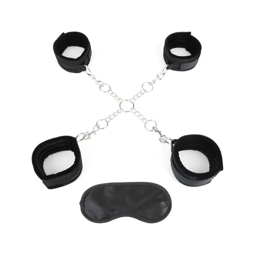 Lux Fetish Deluxe Chain Hog Tie Restraint Set