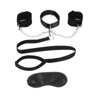 Lux Fetish Collar and Leash Set