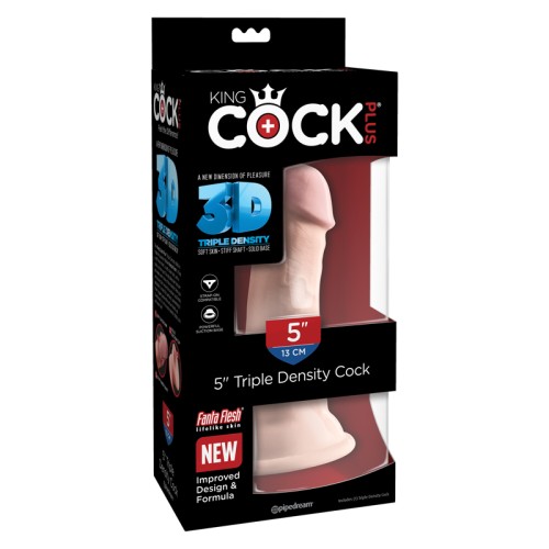 Dildo Triple Densidad King Cock Plus de Pipedream