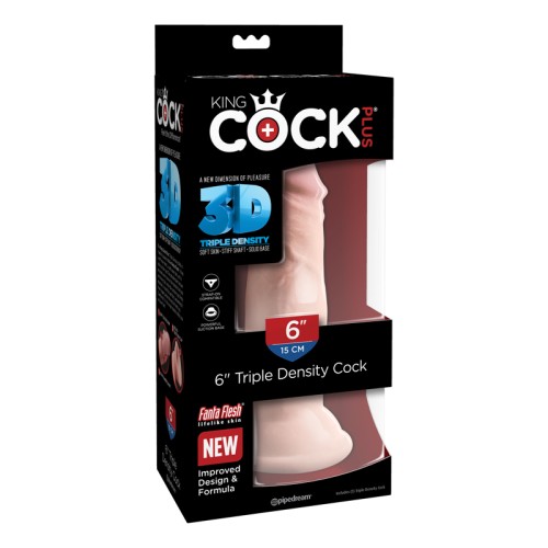 Pipedream King Cock Plus 6" Realistic Dildo