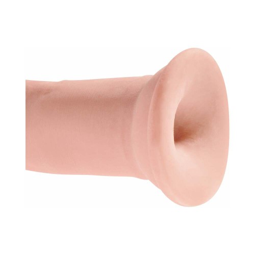 Pipedream King Cock Plus Triple Density Dildo with Suction Cup Beige