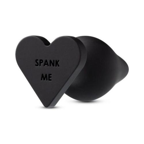 Temptasia Spank Me Butt Plug | Silicone Anal Plug with Heart Base