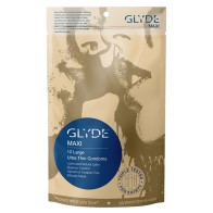 Condones Glyde Maxi Grande XL Paquete de 12