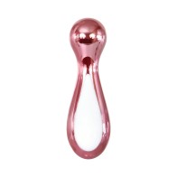 Evolved Starlite Light-Up Rechargeable Chrome Mini Vibrator Pink