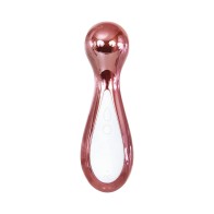 Evolved Starlite Light-Up Rechargeable Chrome Mini Vibrator Pink