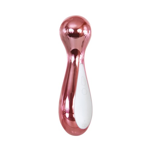 Evolved Starlite Light-Up Rechargeable Chrome Mini Vibrator Pink